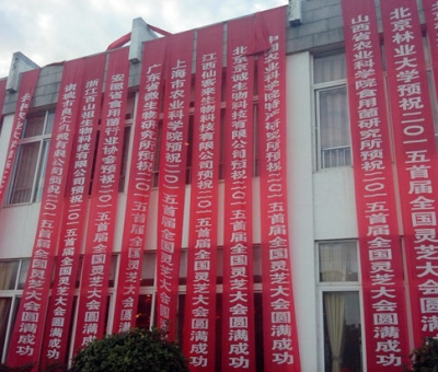 潘新華董事長(zhǎng)在“2015首屆全國(guó)靈芝大會(huì)”作嘉賓演講