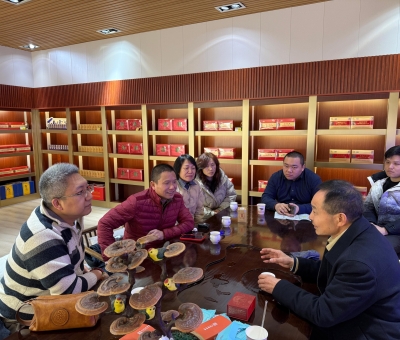 強化投資信心！上海經證集團到訪仙客來靈芝 